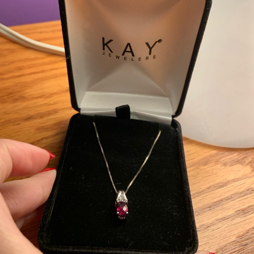 Kay Jewelers Garnet Necklace